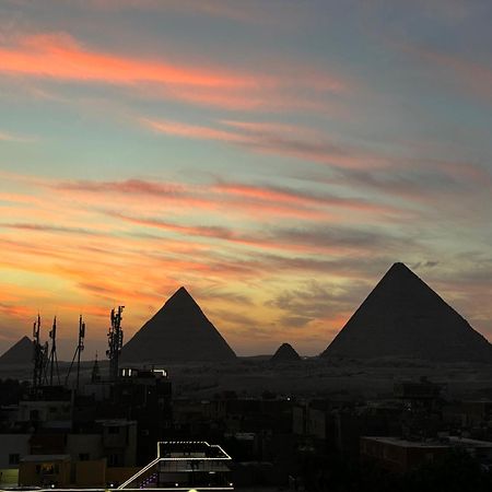 El Aida Pyramids View Hotel Kafret el-Gabal Kültér fotó