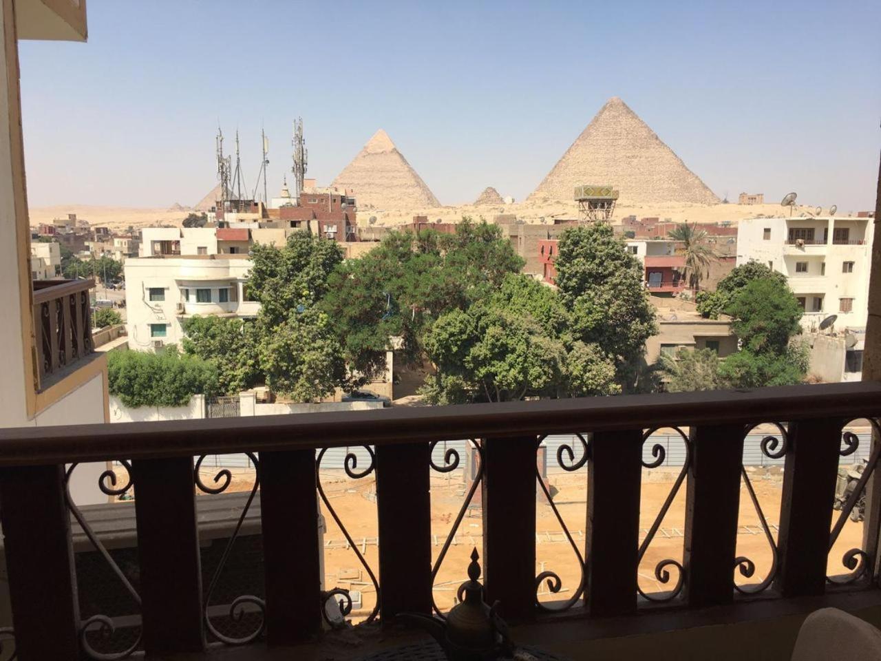El Aida Pyramids View Hotel Kafret el-Gabal Kültér fotó