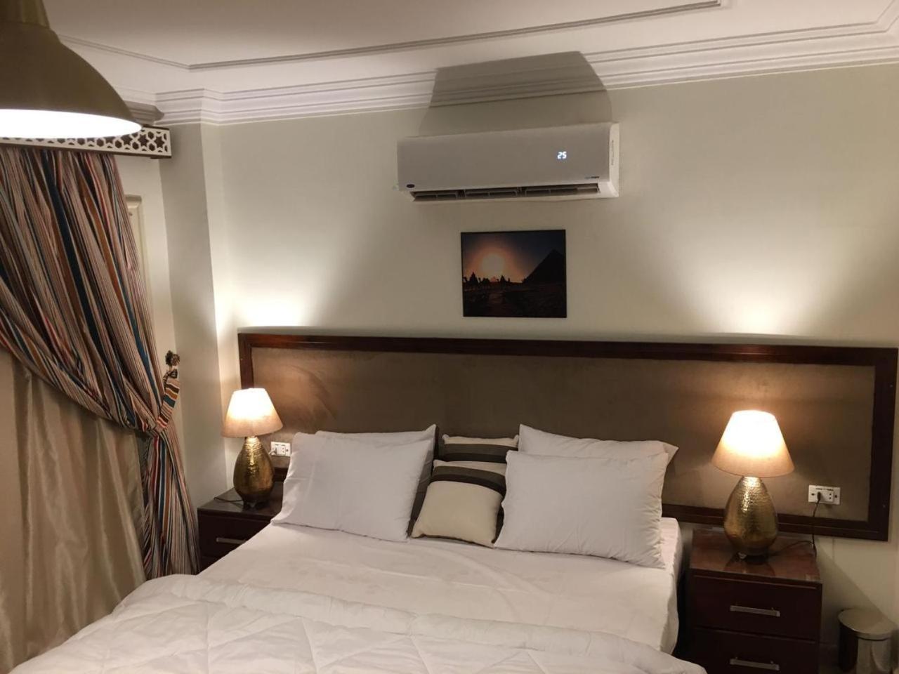 El Aida Pyramids View Hotel Kafret el-Gabal Kültér fotó