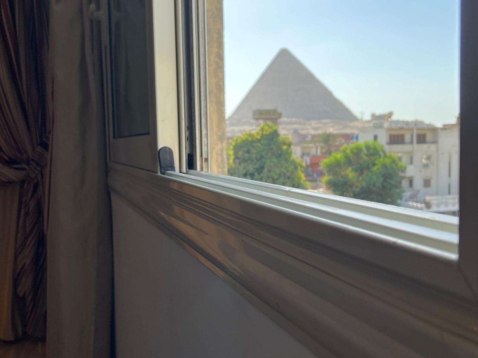 El Aida Pyramids View Hotel Kafret el-Gabal Kültér fotó