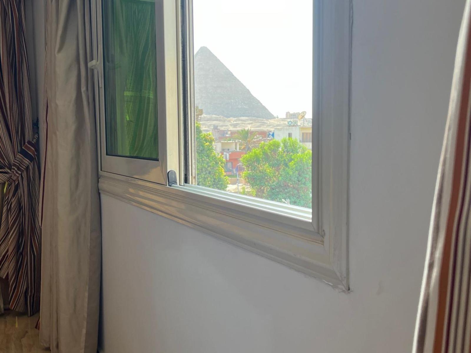 El Aida Pyramids View Hotel Kafret el-Gabal Kültér fotó